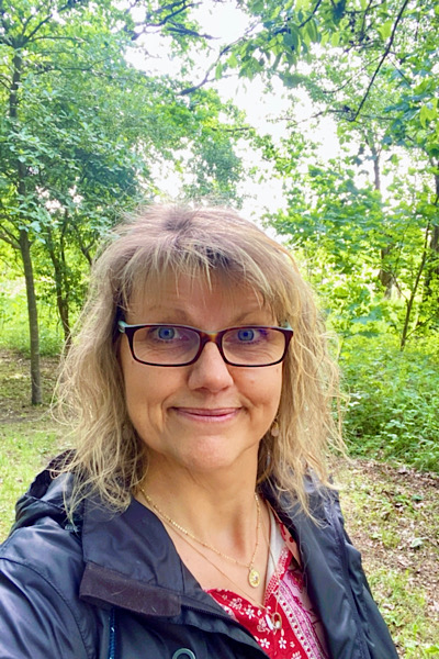 Noch einmal Lauftraining. Auf diesem Bild sieht man mein Start-Gesicht.